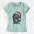 Santa Obi James the Goldendoodle - Women's V-neck Shirt