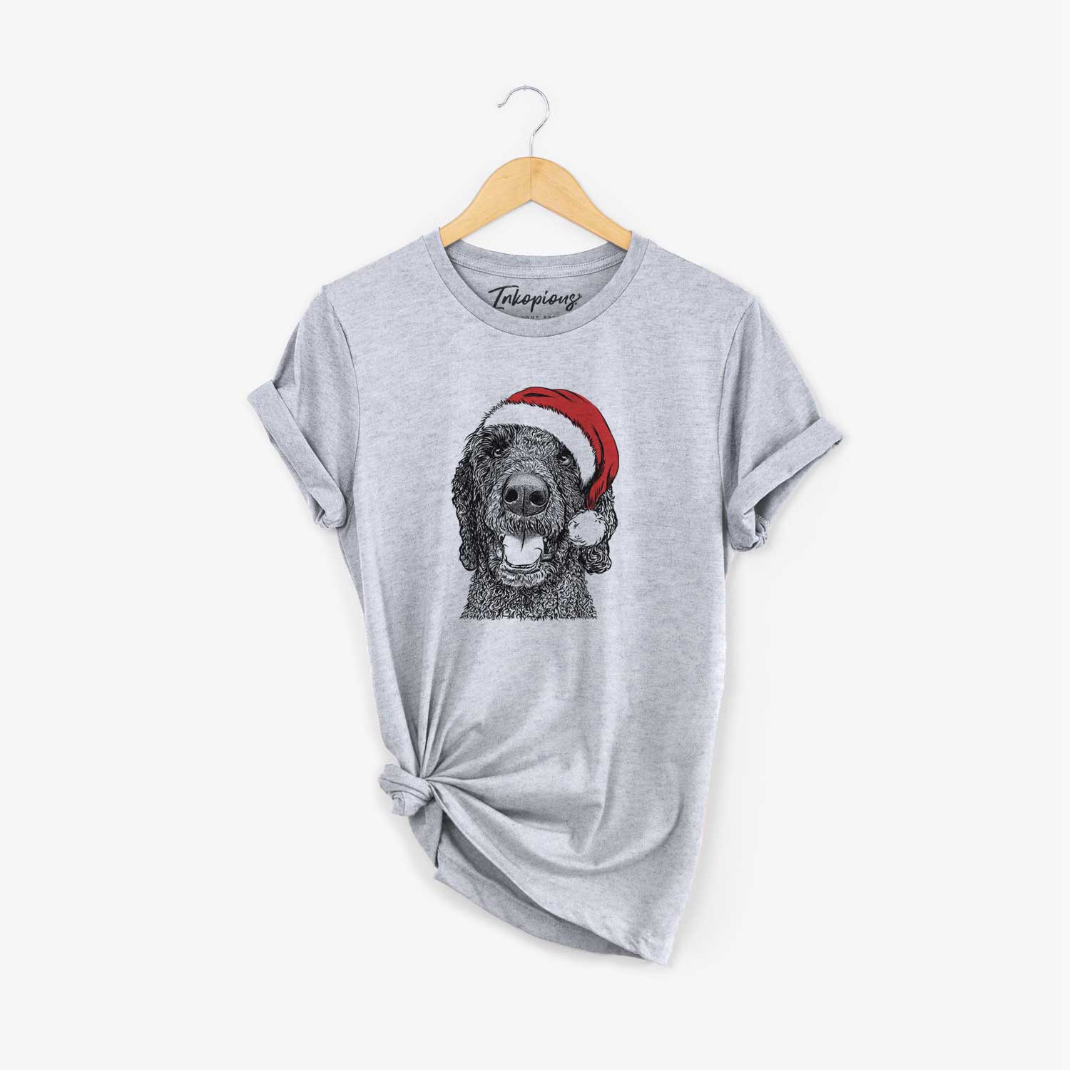 Santa Obi James the Goldendoodle - Unisex Crewneck