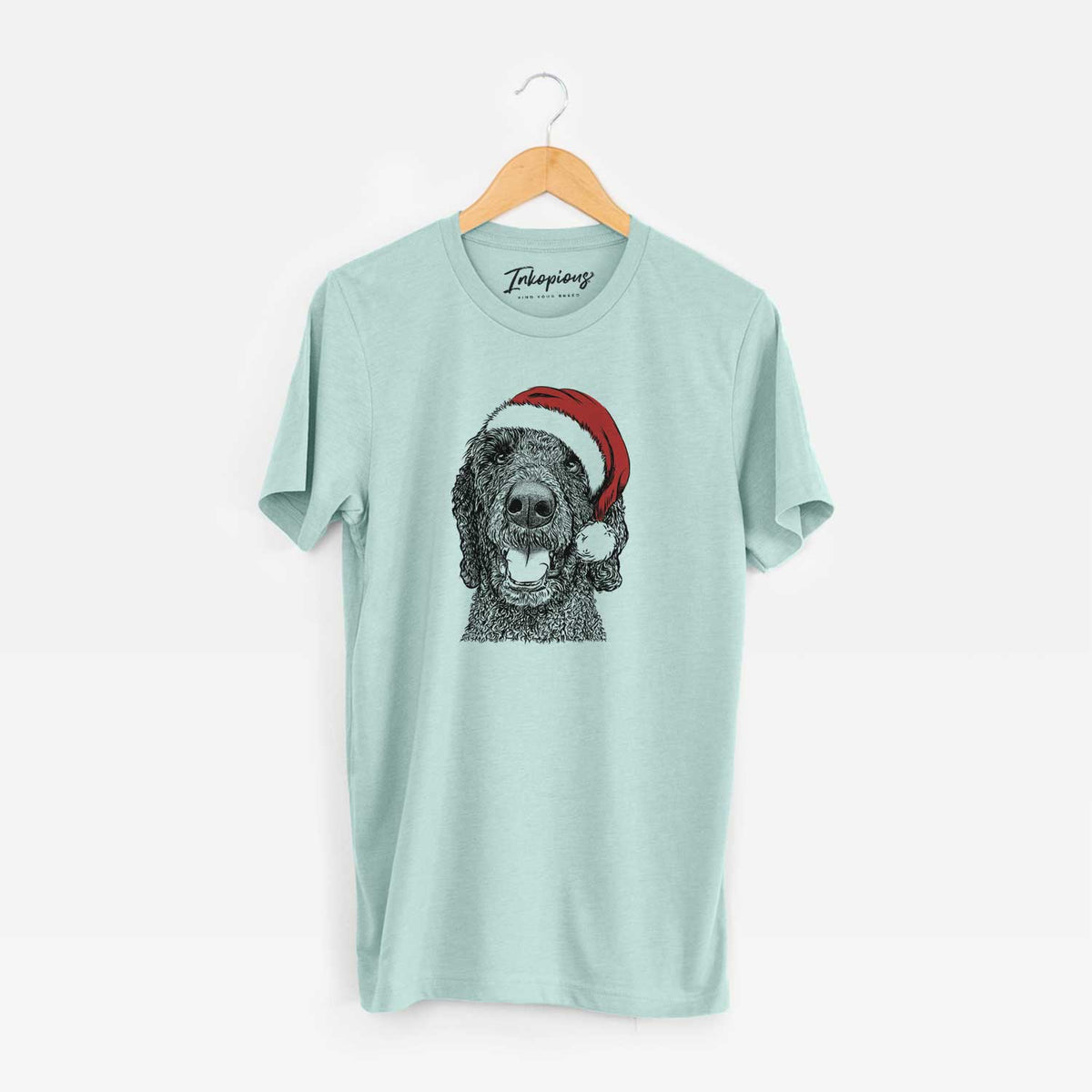 Santa Obi James the Goldendoodle - Unisex Crewneck