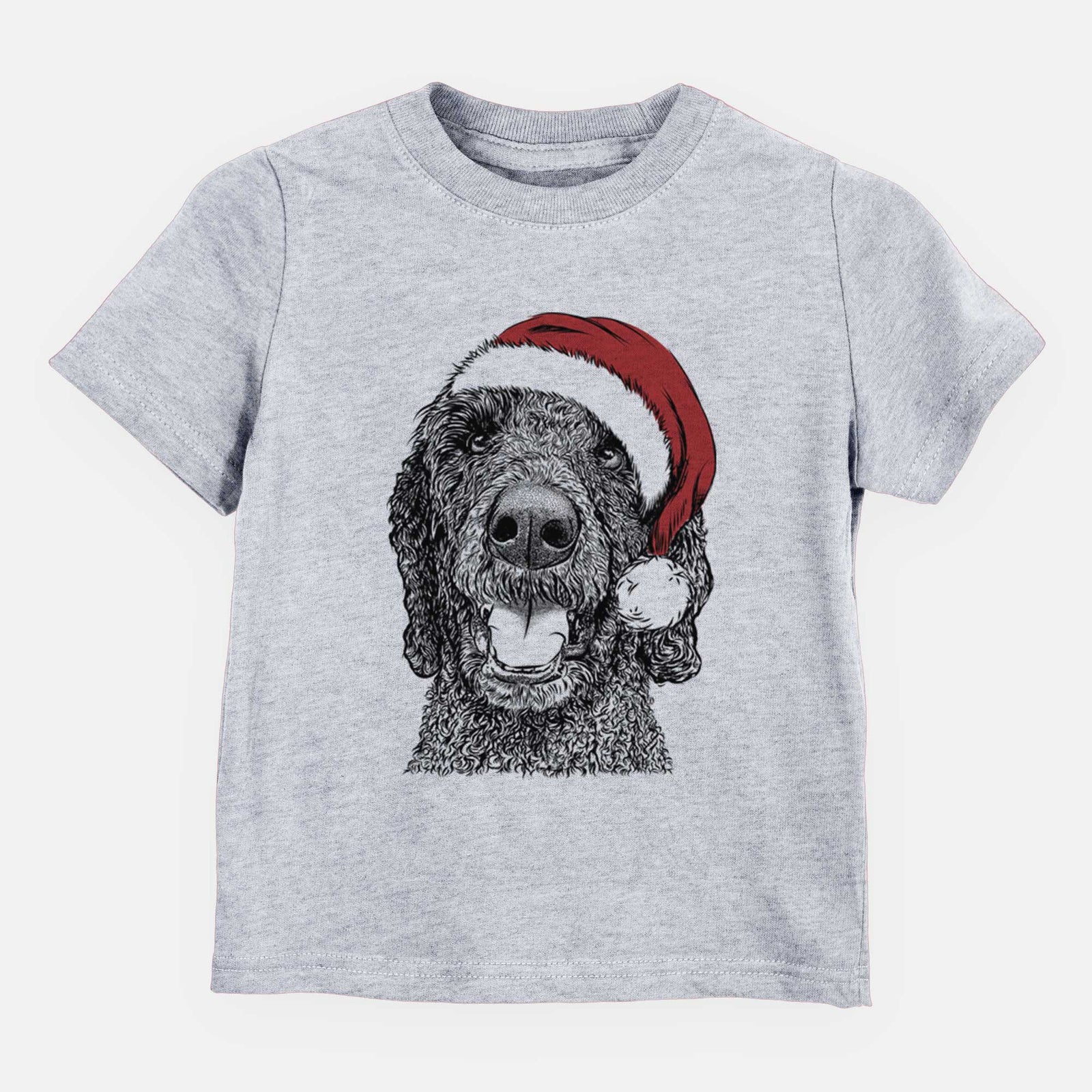 Santa Obi James the Goldendoodle - Kids/Youth/Toddler Shirt