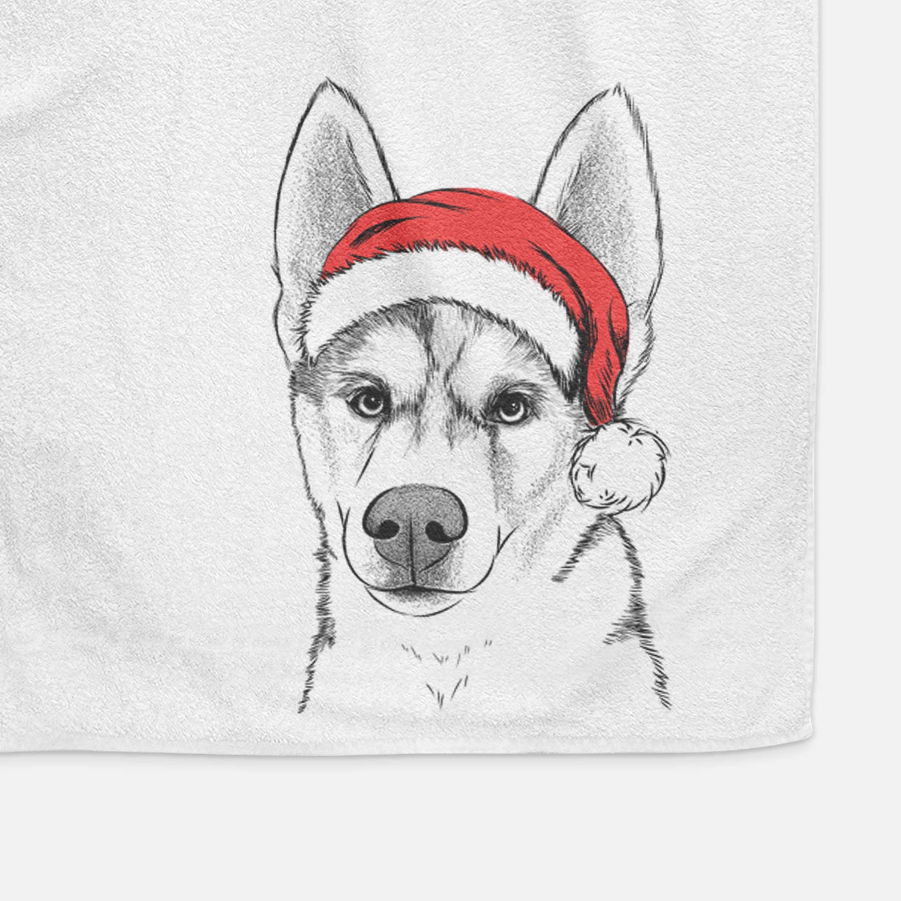 Odin the Siberian Husky Decorative Hand Towel