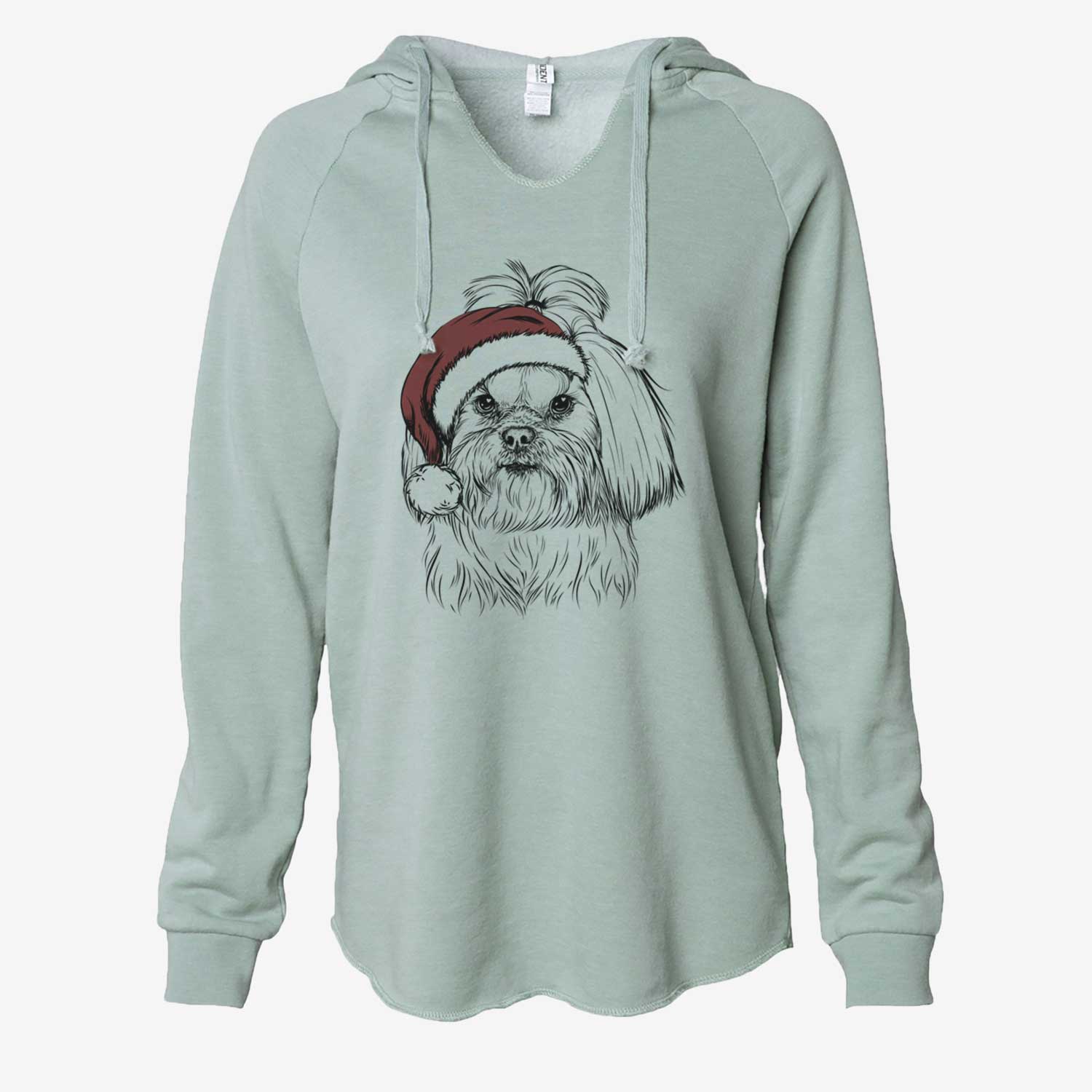 Olga the Shih Tzu - Cali Wave Hooded Sweatshirt