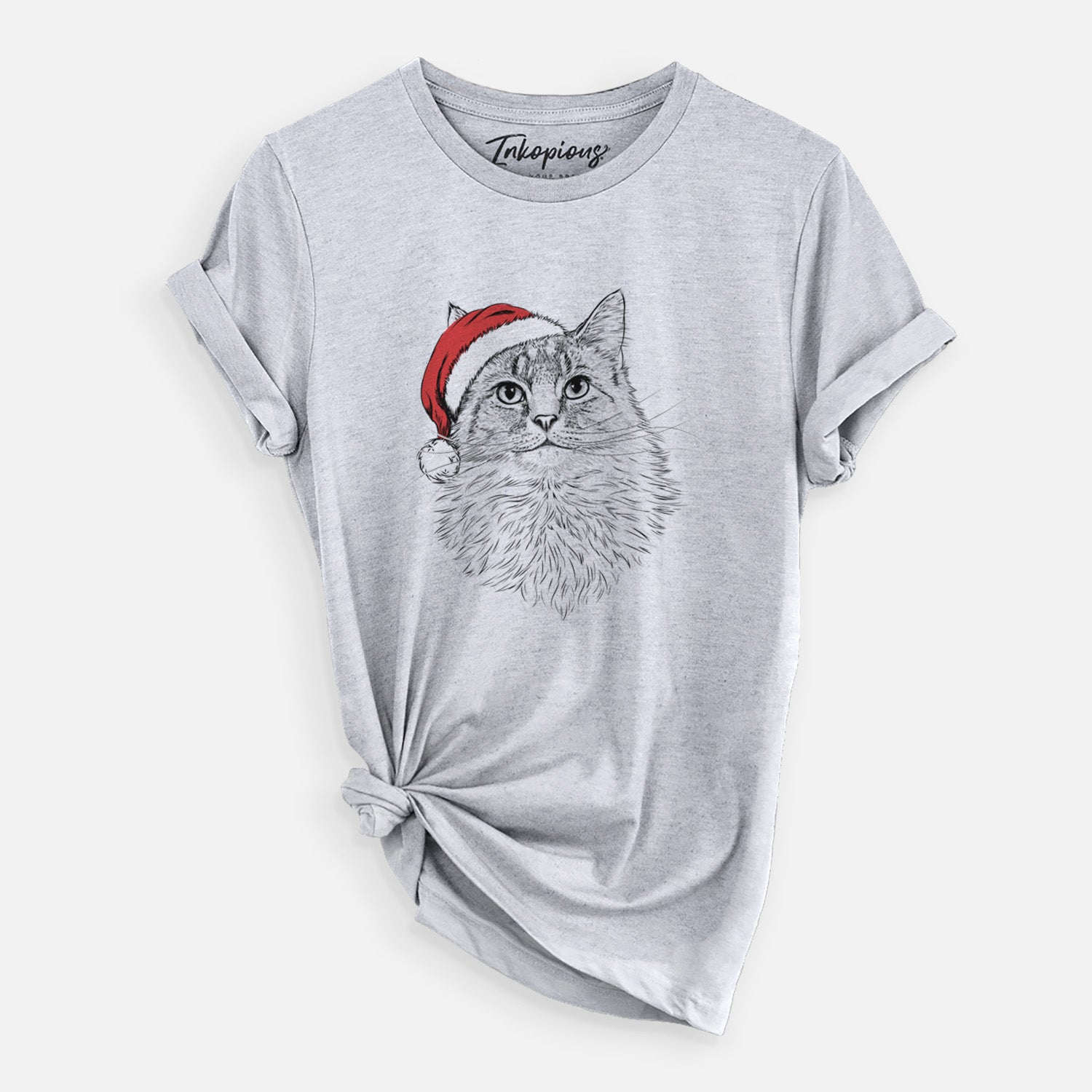 Santa Olive the Cat - Unisex Crewneck