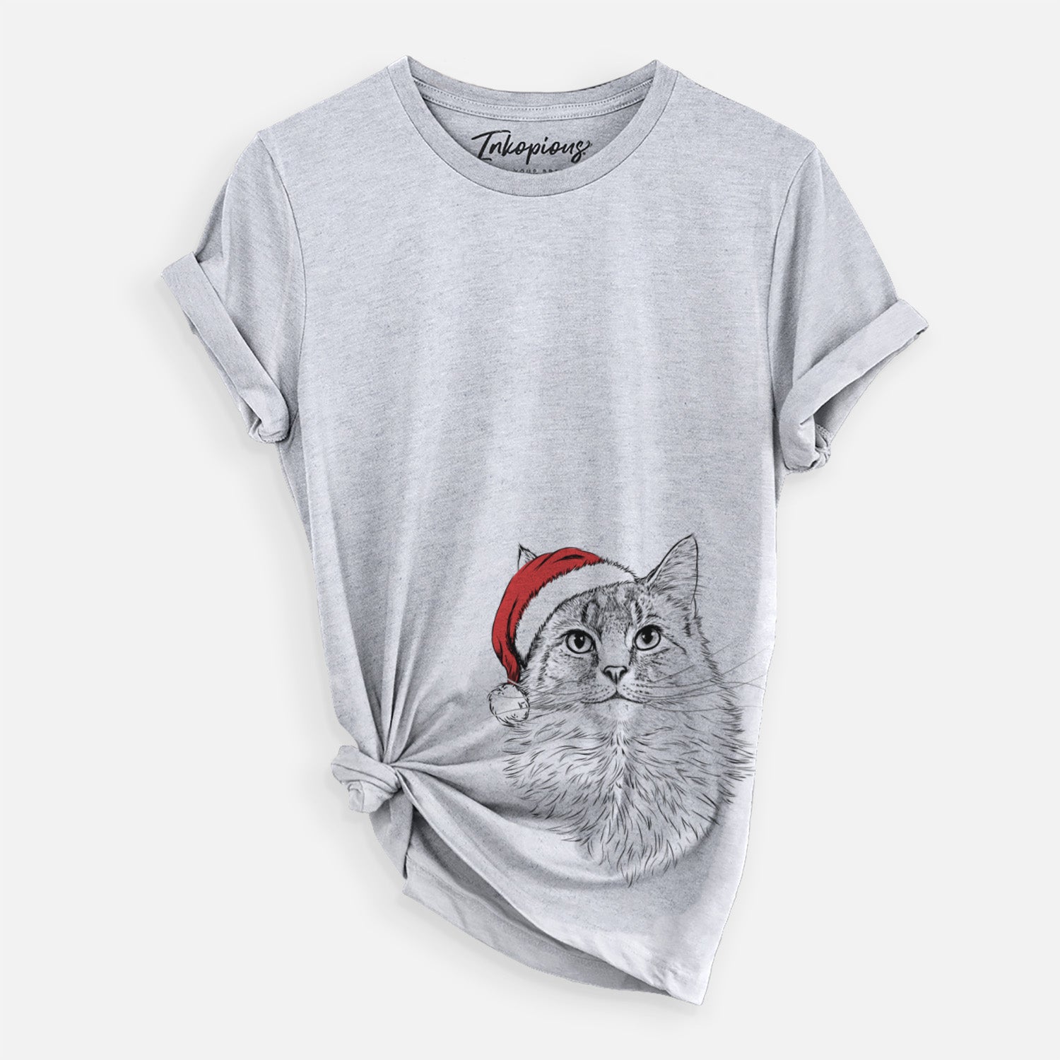 Santa Olive the Cat - Unisex Crewneck