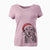 Santa Oliver the Mixed Breed - Women's V-neck Shirt