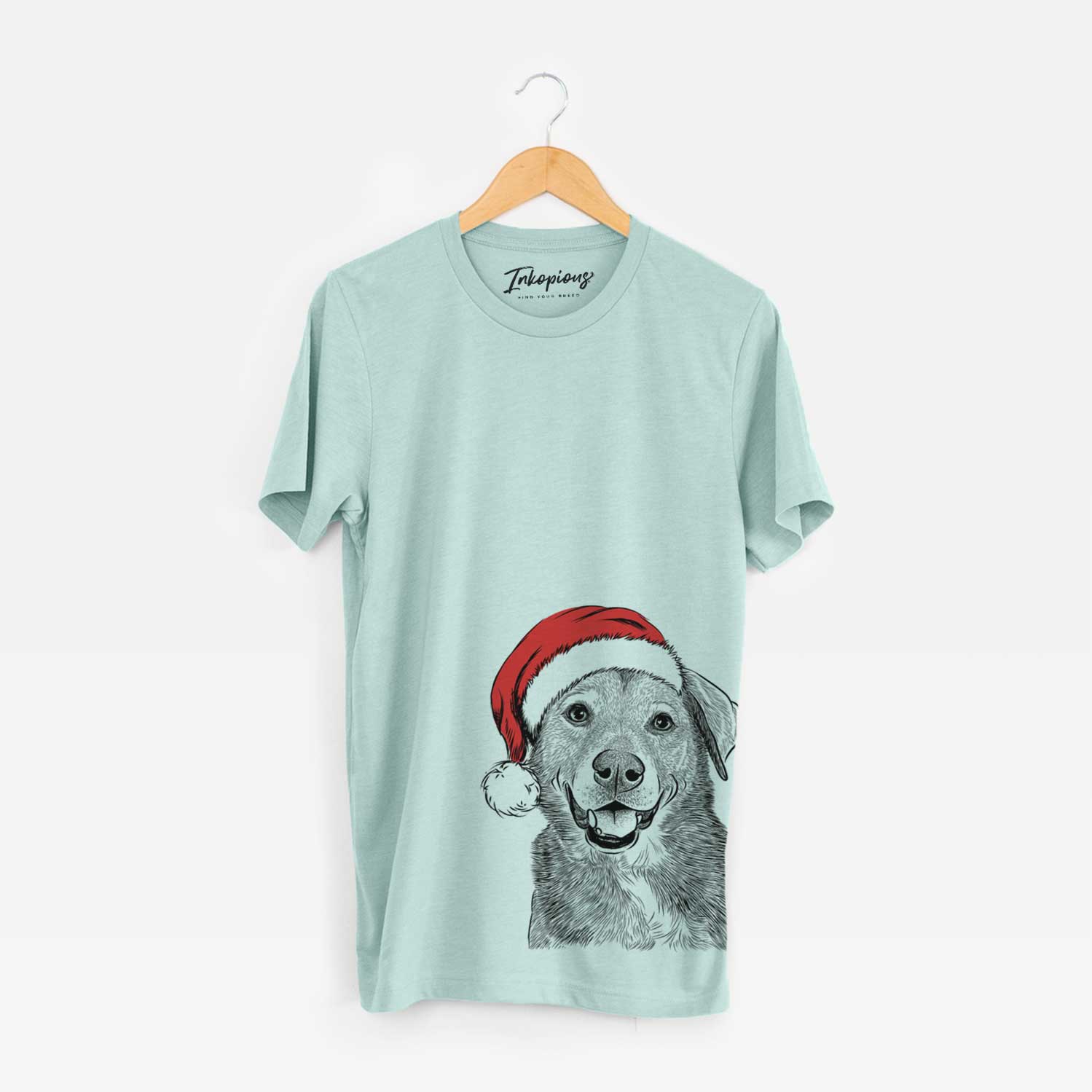 Santa Oliver the Mixed Breed - Unisex Crewneck