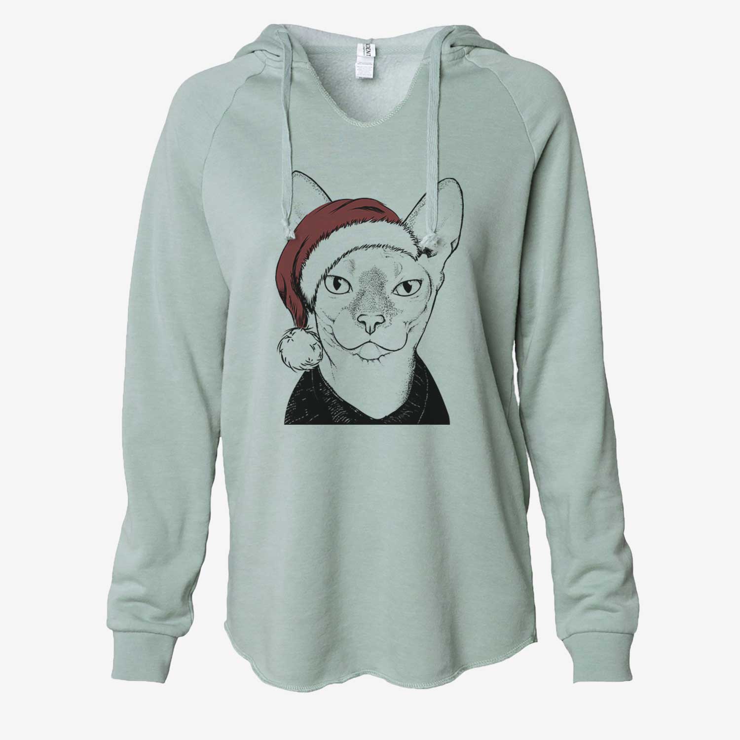 Oliver Watson the Sphynx Cat - Cali Wave Hooded Sweatshirt