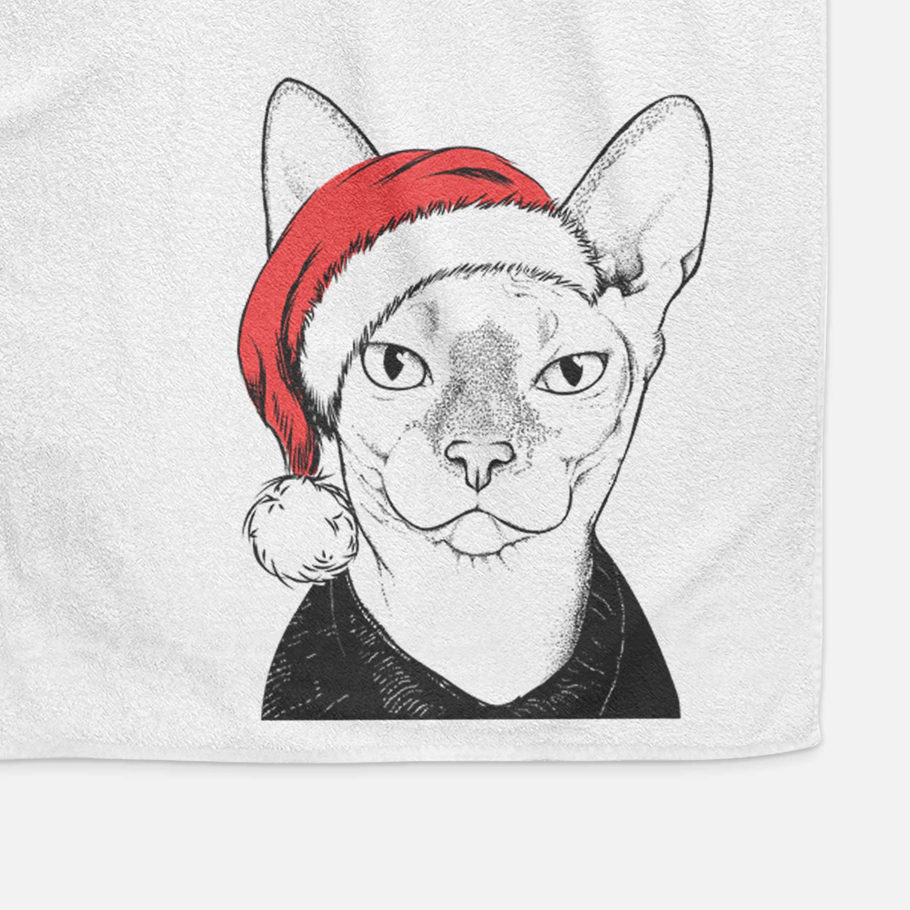 Oliver Watson the Sphynx Cat Decorative Hand Towel