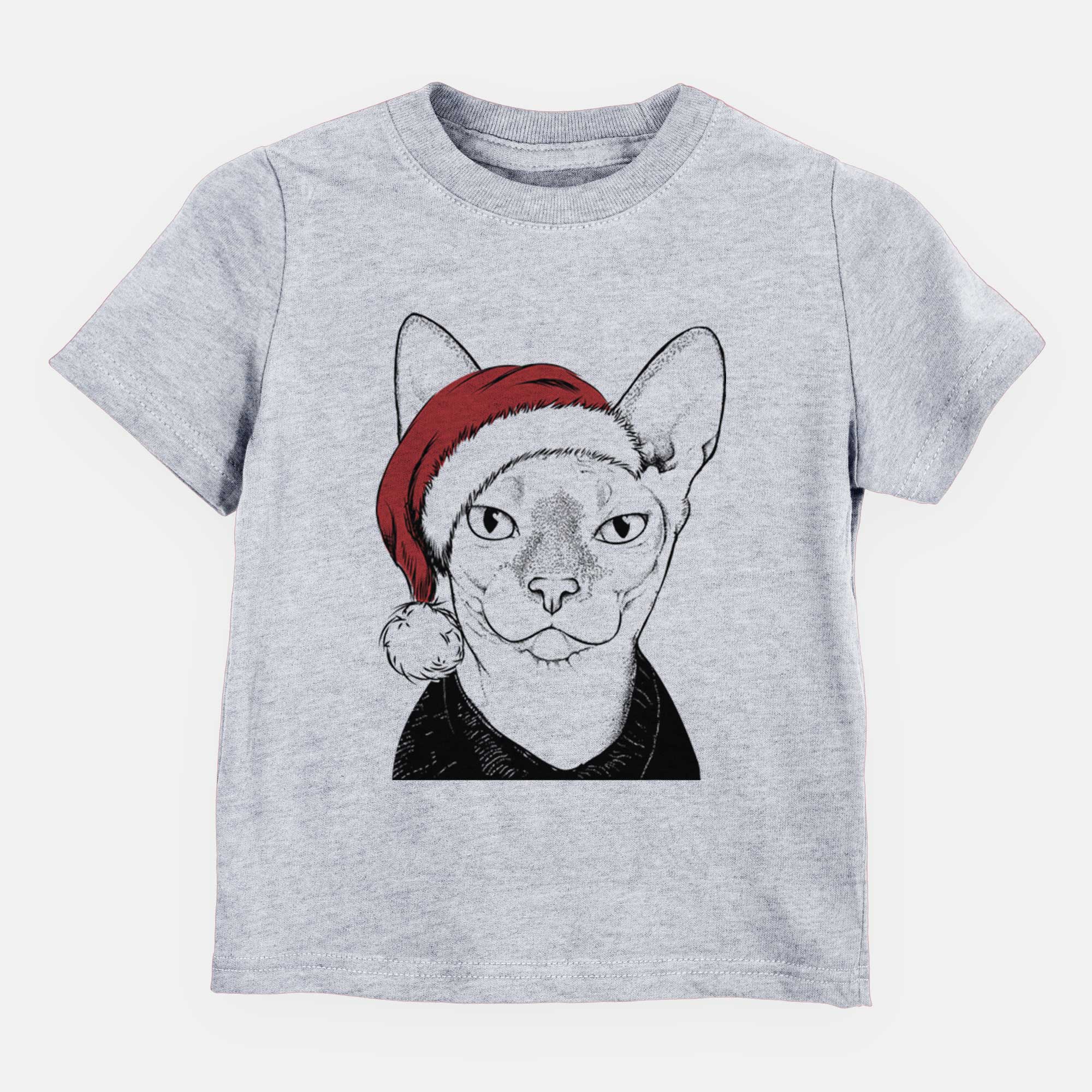 Santa Oliver Watson the Sphynx Cat - Kids/Youth/Toddler Shirt