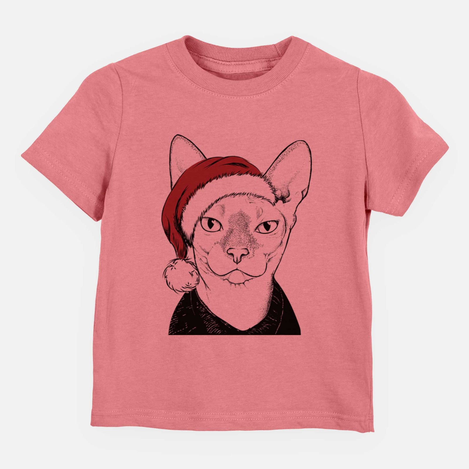 Santa Oliver Watson the Sphynx Cat - Kids/Youth/Toddler Shirt