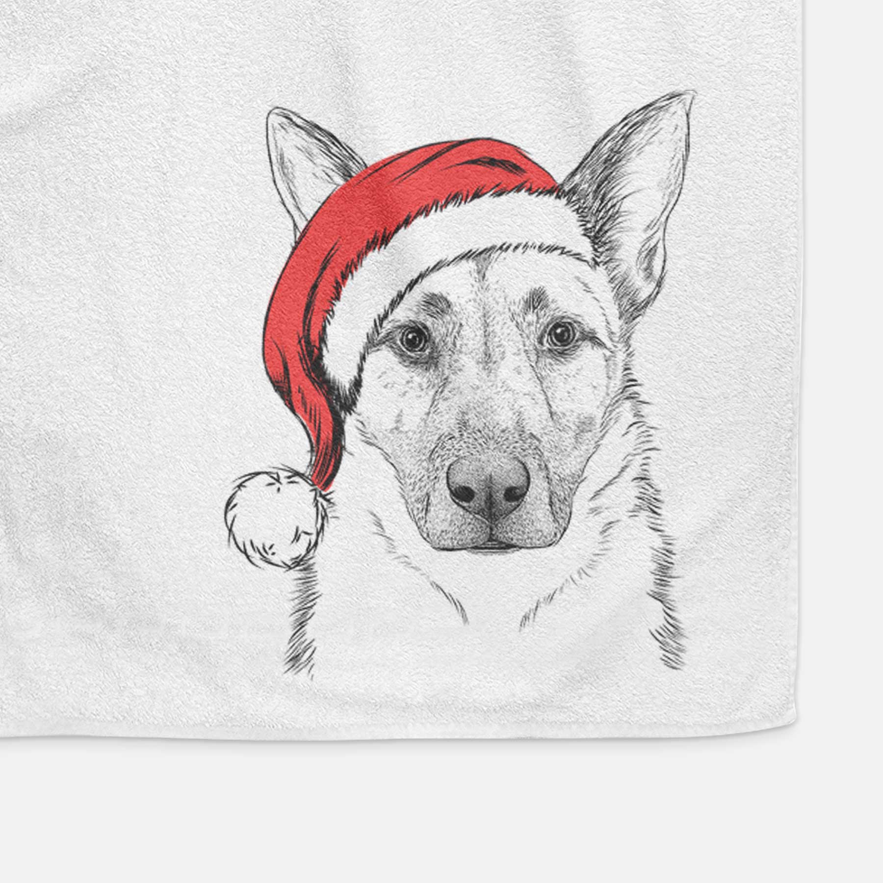 Oliverno the German Shepherd Decorative Hand Towel