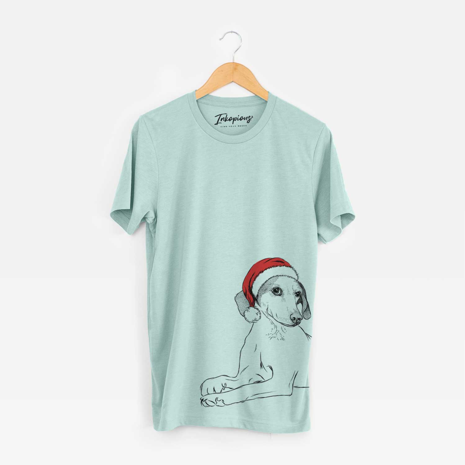 Santa Opie the Foxhound - Unisex Crewneck