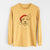 Santa Orange the Carolina Dog - Heavyweight 100% Cotton Long Sleeve