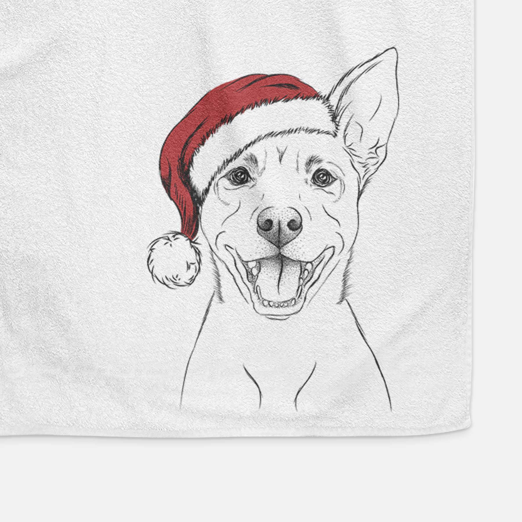 Orange the Carolina Dog Decorative Hand Towel