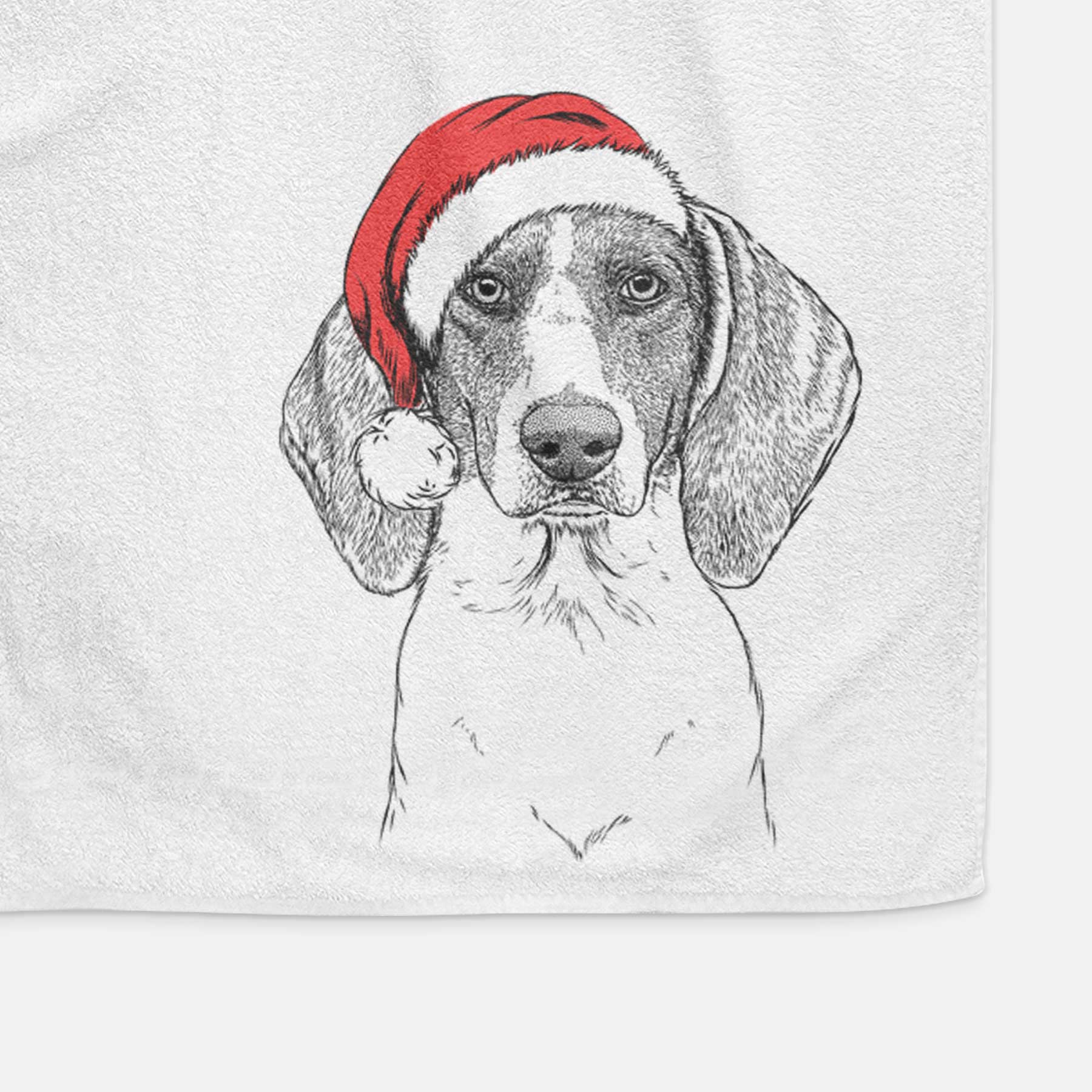 Orin the Treeing Walker Coonhound Decorative Hand Towel