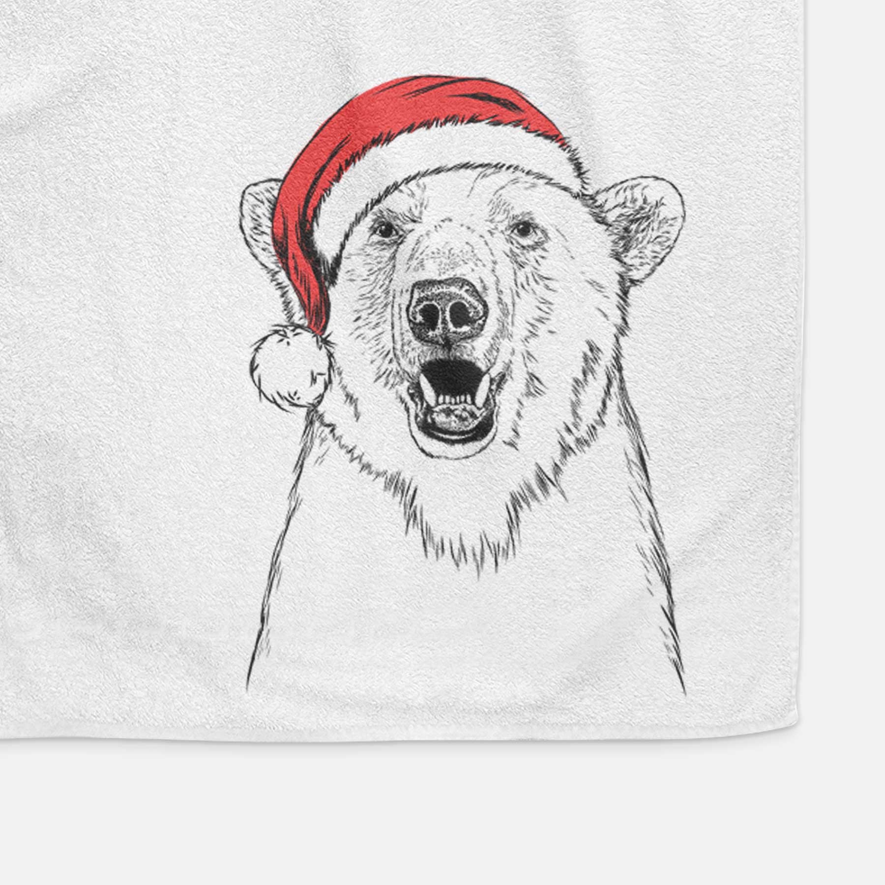 Oslo the Polar Bear Decorative Hand Towel