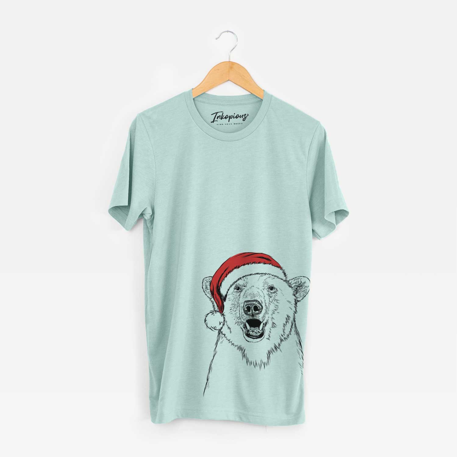 Santa Oslo the Polar Bear - Unisex Crewneck