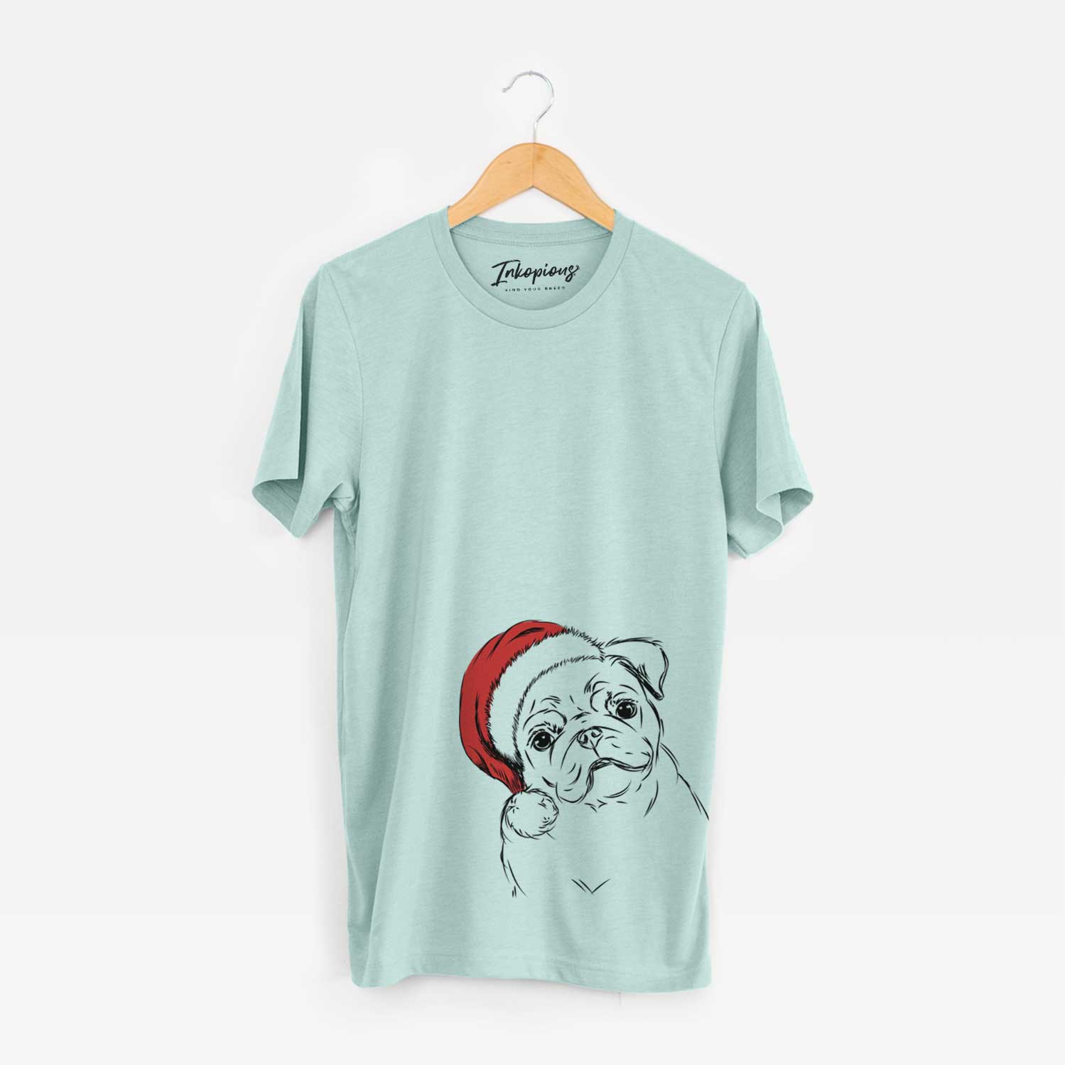 Santa Otis the Pug - Unisex Crewneck