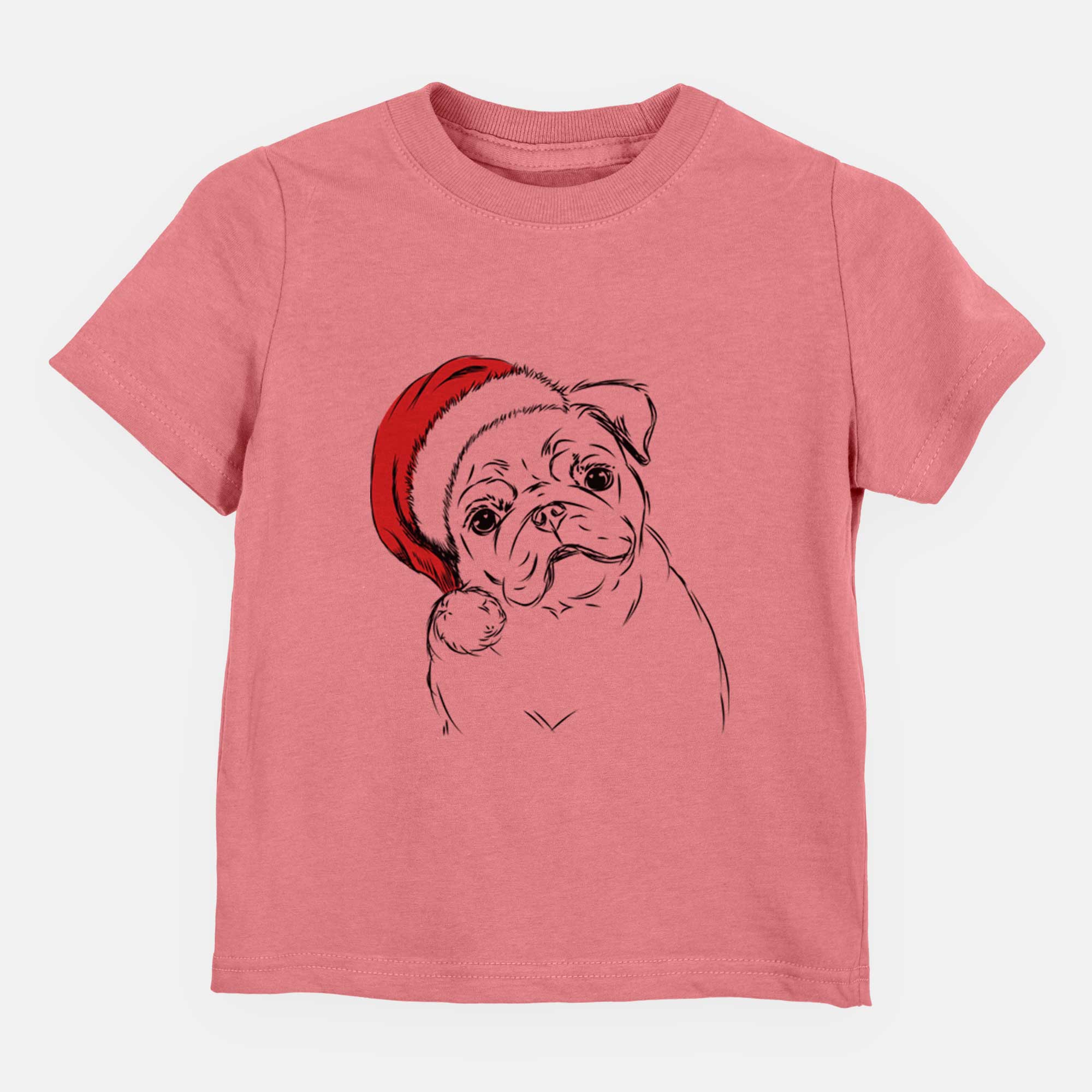 Santa Otis the Pug - Kids/Youth/Toddler Shirt