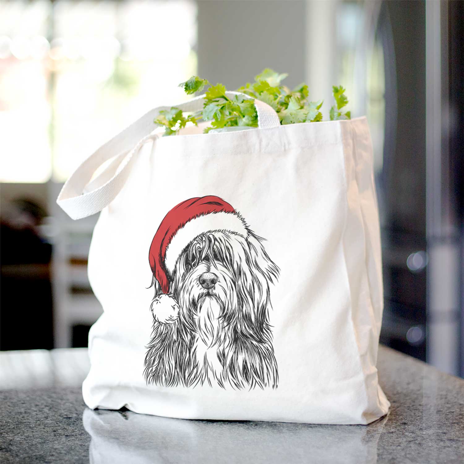 Otto the Polish Lowland Sheepdog - Tote Bag