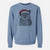 Santa Ozwald the Grey Horned Owl - Unisex Pigment Dyed Crew Sweatshirt