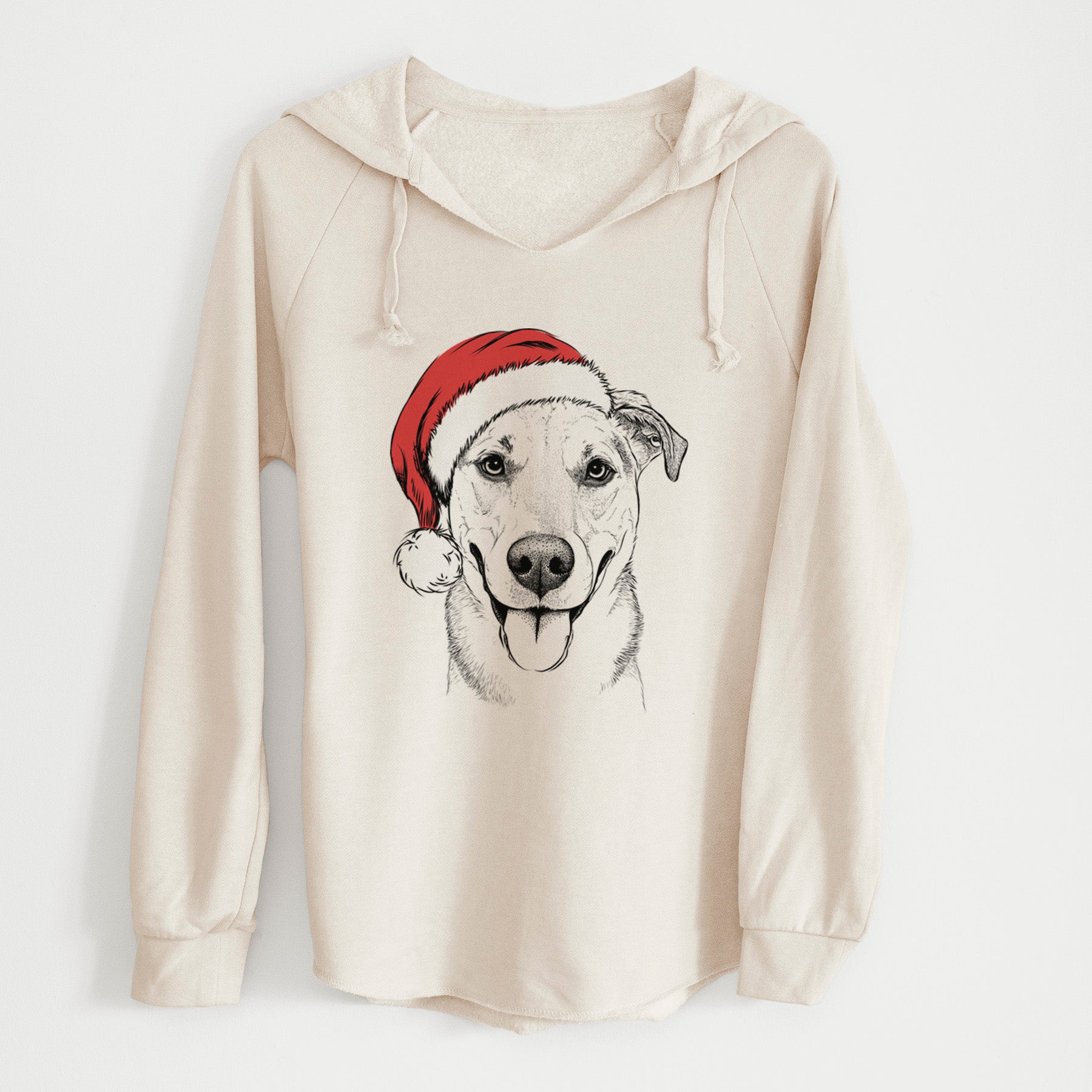 Santa Padre the Pitbull Mix - Cali Wave Hooded Sweatshirt