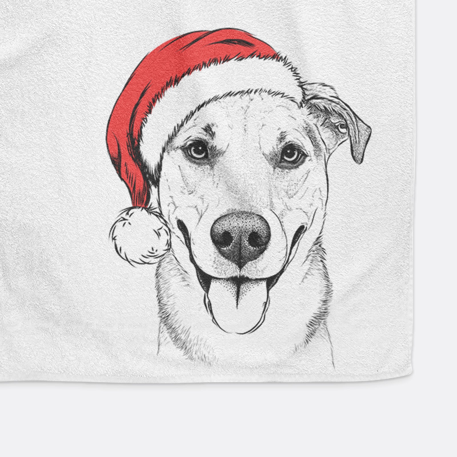 Padre the Pitbull Mix Decorative Hand Towel