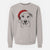 Santa Padre the Pitbull Mix - Unisex Pigment Dyed Crew Sweatshirt