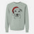 Santa Padre the Pitbull Mix - Unisex Pigment Dyed Crew Sweatshirt