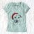 Santa Padre the Pitbull Mix - Women's Perfect V-neck Shirt