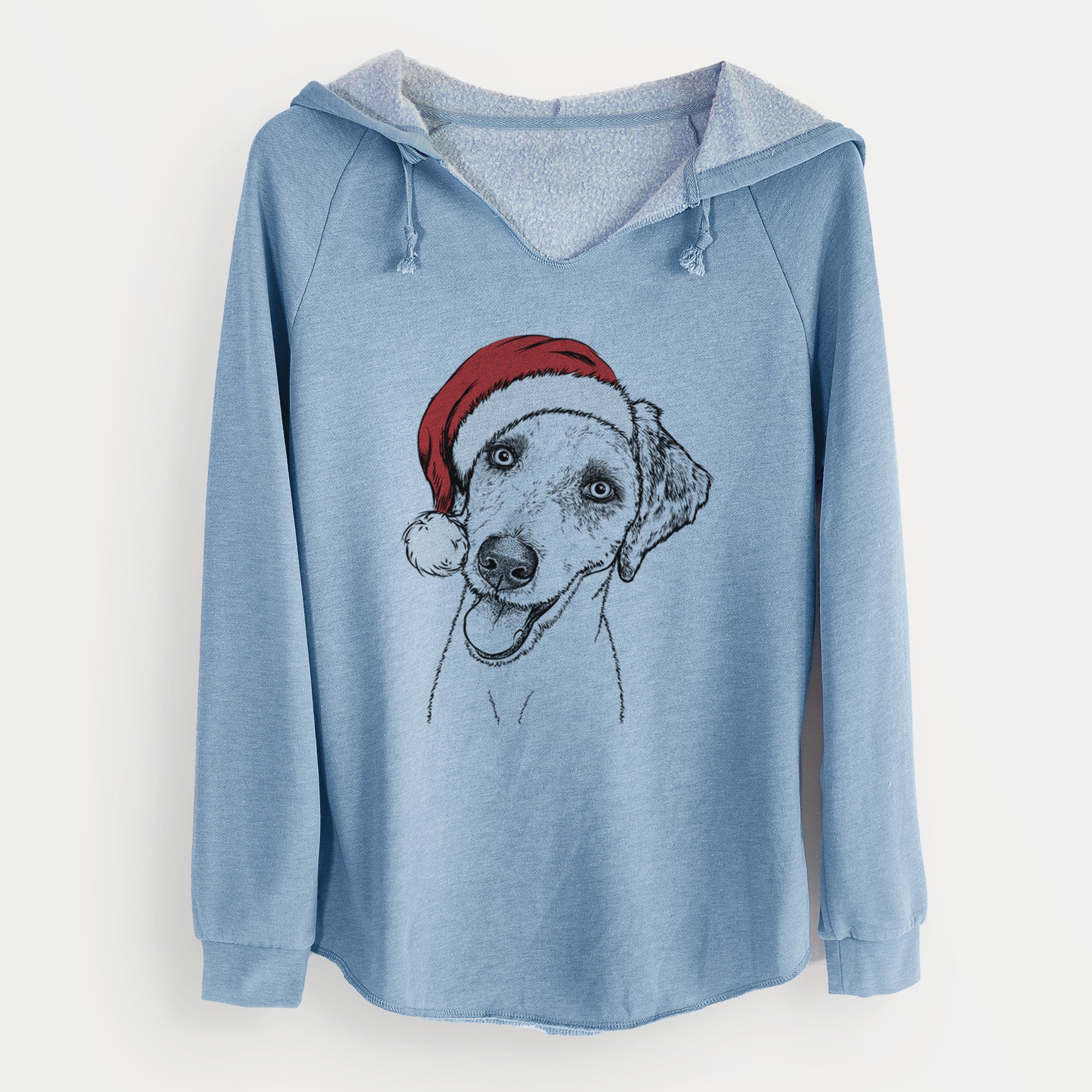 Santa Palm Palm the Aussiedoodle - Cali Wave Hooded Sweatshirt