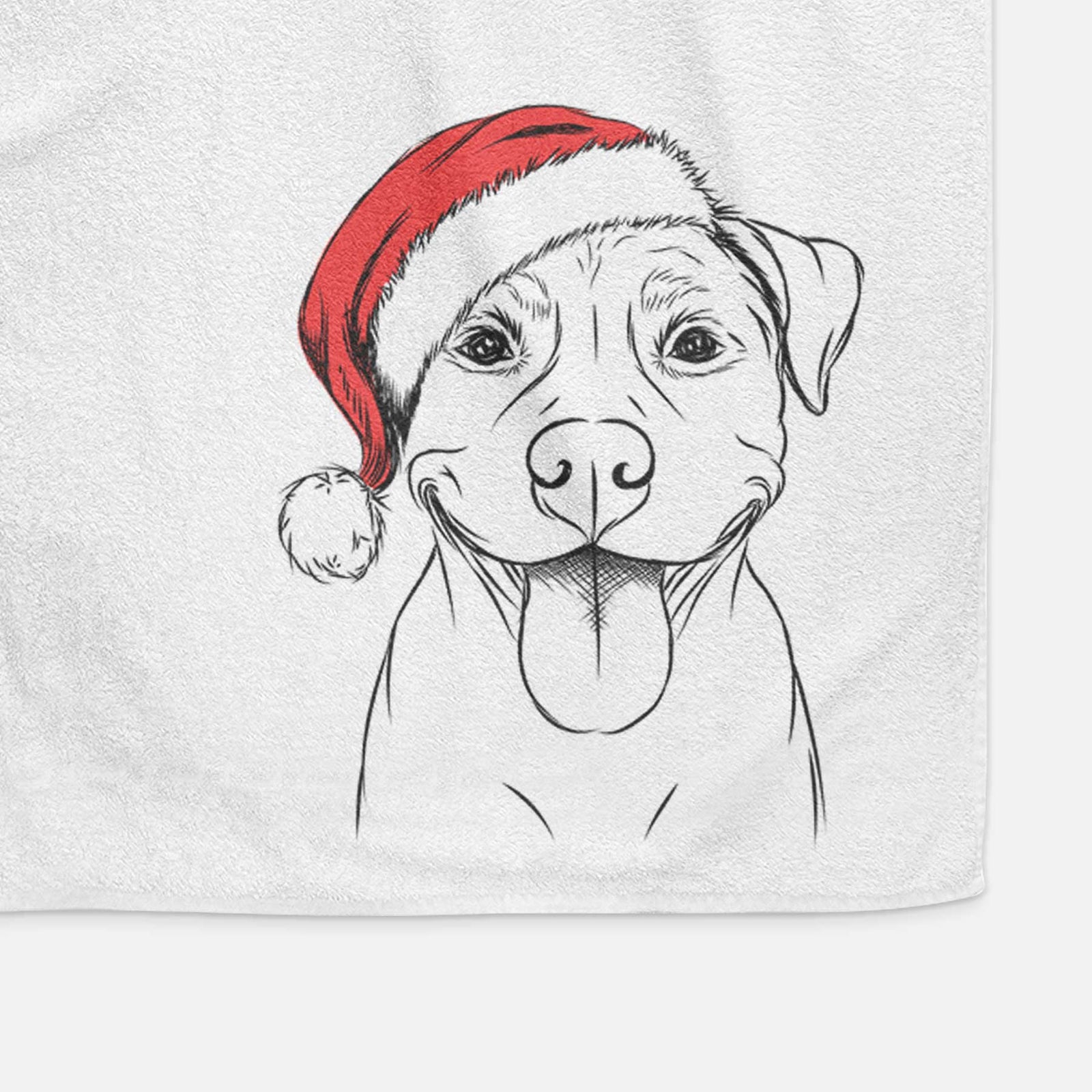 Parker the Pitbull Decorative Hand Towel