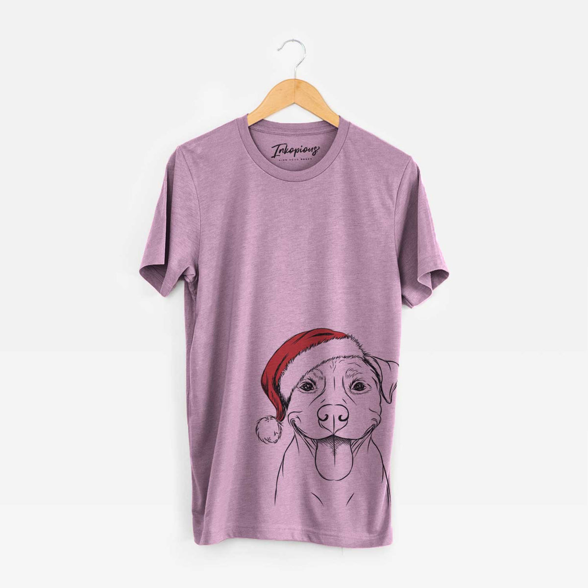 Santa Parker the Pitbull - Unisex Crewneck