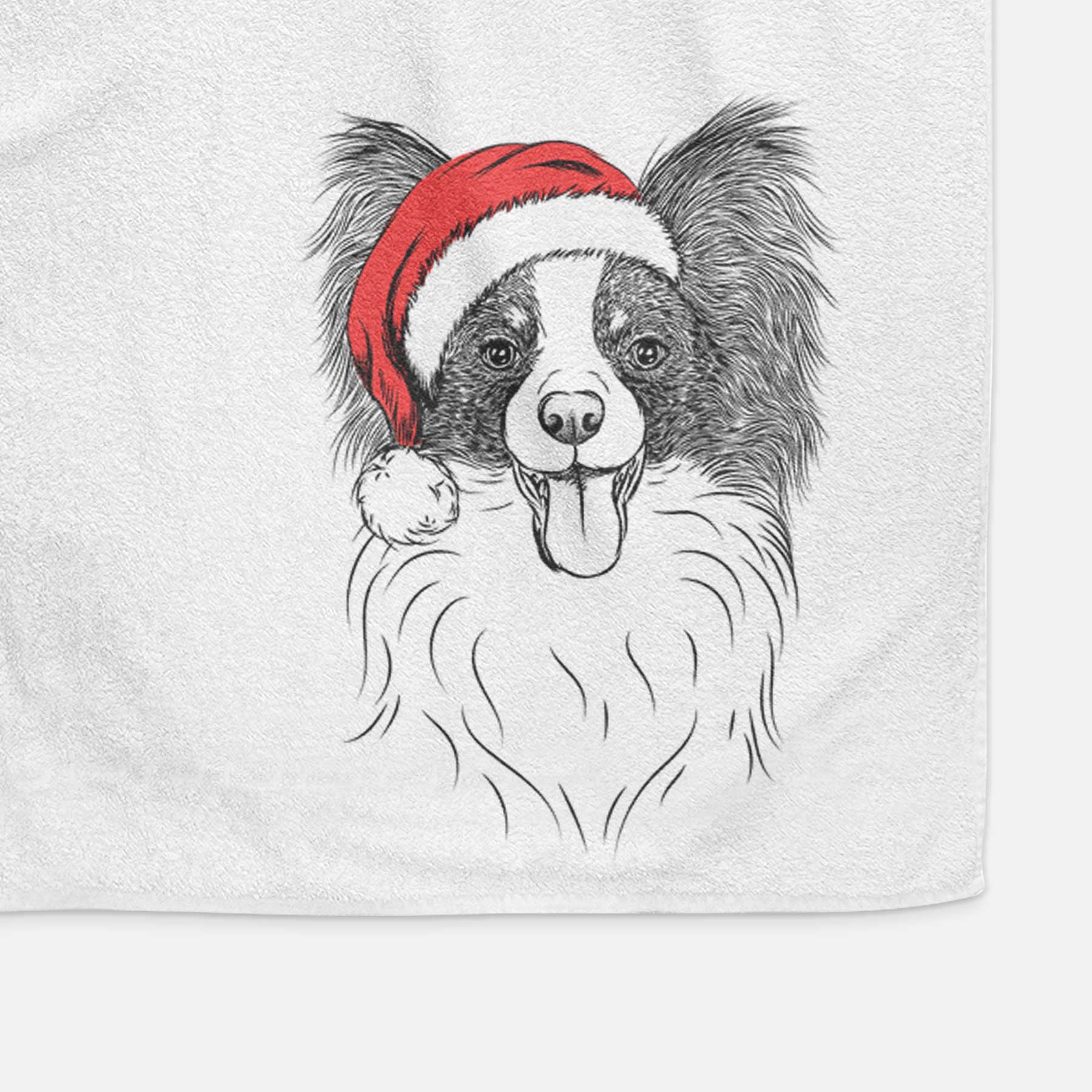 Patrick the Papillon Decorative Hand Towel