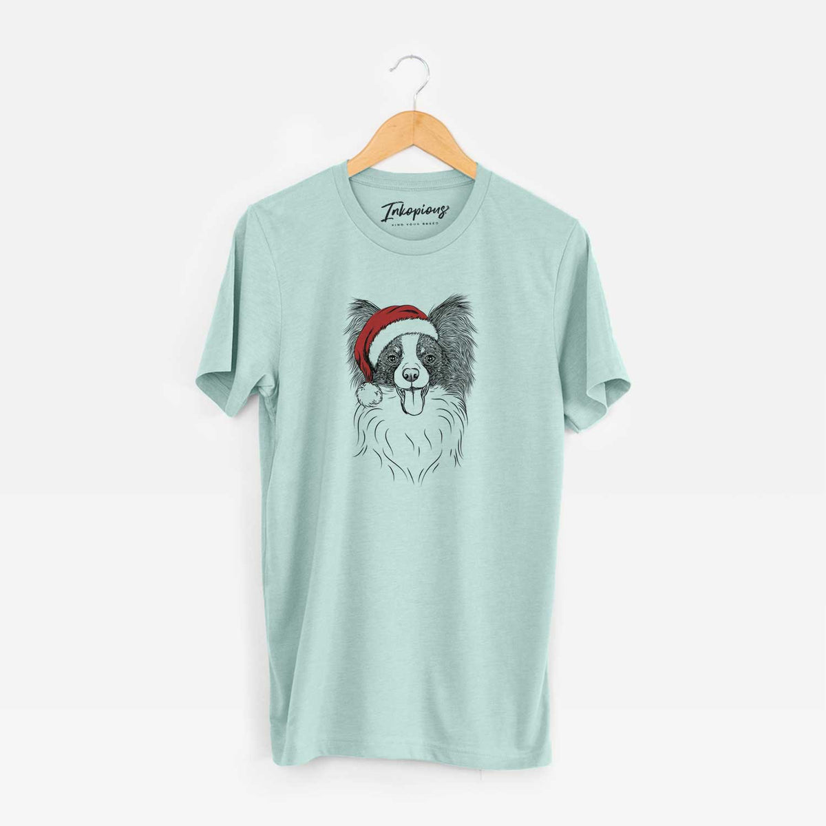 Santa Patrick the Papillon - Unisex Crewneck