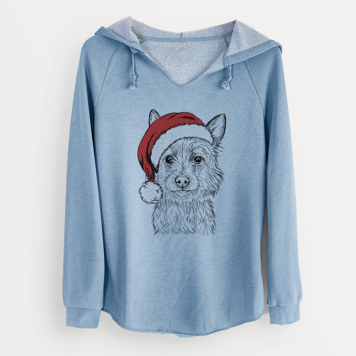 Santa Paulo the Portuguese Podengo - Cali Wave Hooded Sweatshirt