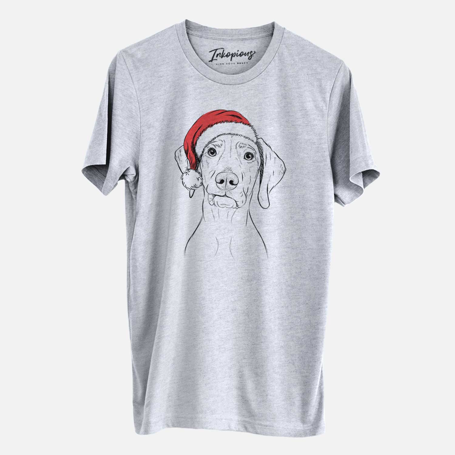 Santa Pawley the Vizsla - Unisex Crewneck