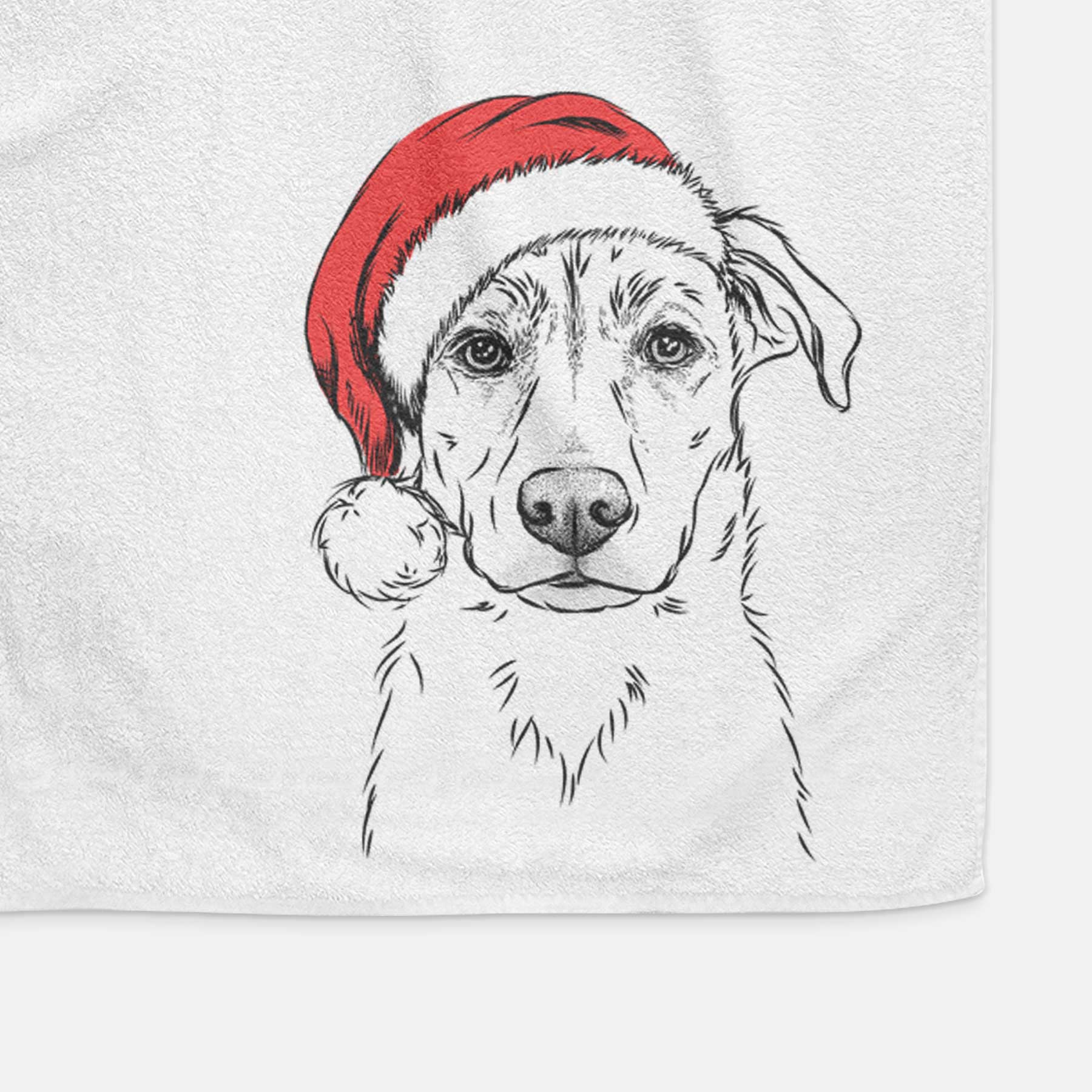 Peanut the Lab Mix Decorative Hand Towel