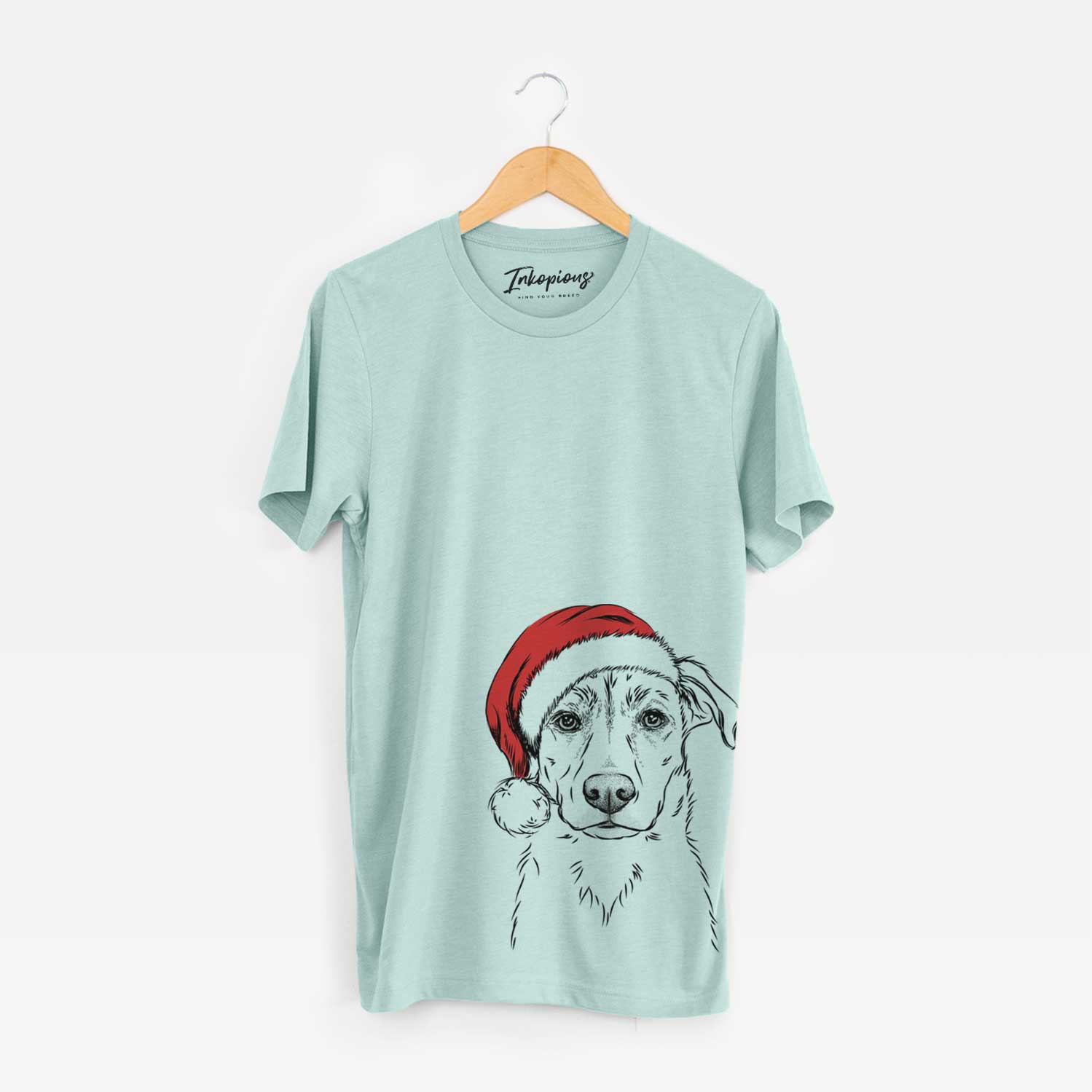 Santa Peanut the Lab Mix - Unisex Crewneck