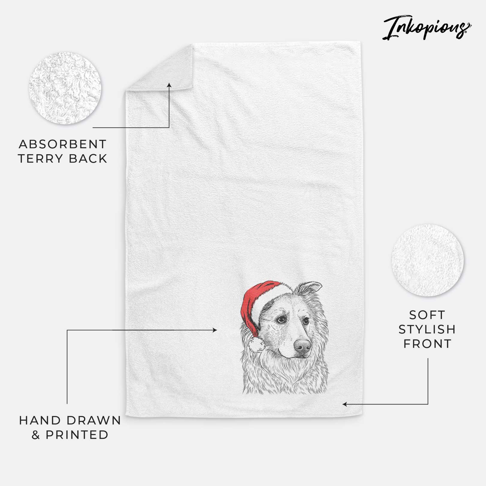 Penny the Chow Mix Decorative Hand Towel