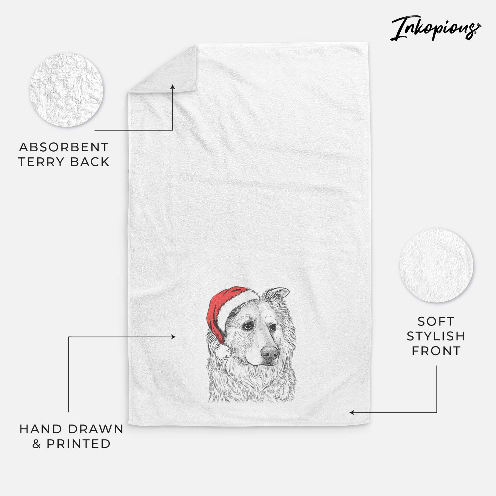 Penny the Chow Mix Decorative Hand Towel