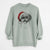 Santa Pepper the Shihpoo - Unisex Pigment Dyed Crew Sweatshirt