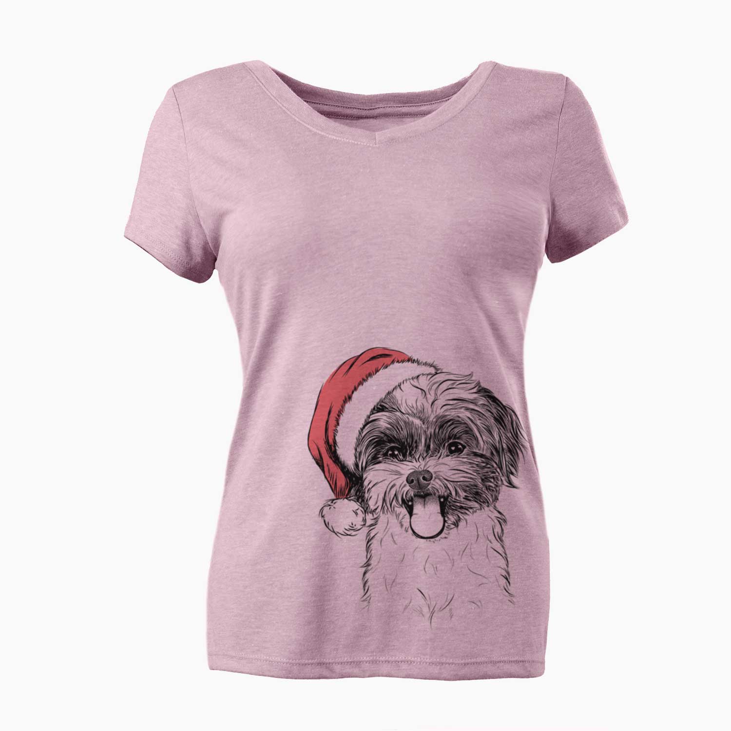 Pepper the Shihpoo - Women's V-neck Shirt