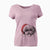 Santa Pepper the Shihpoo - Women's V-neck Shirt