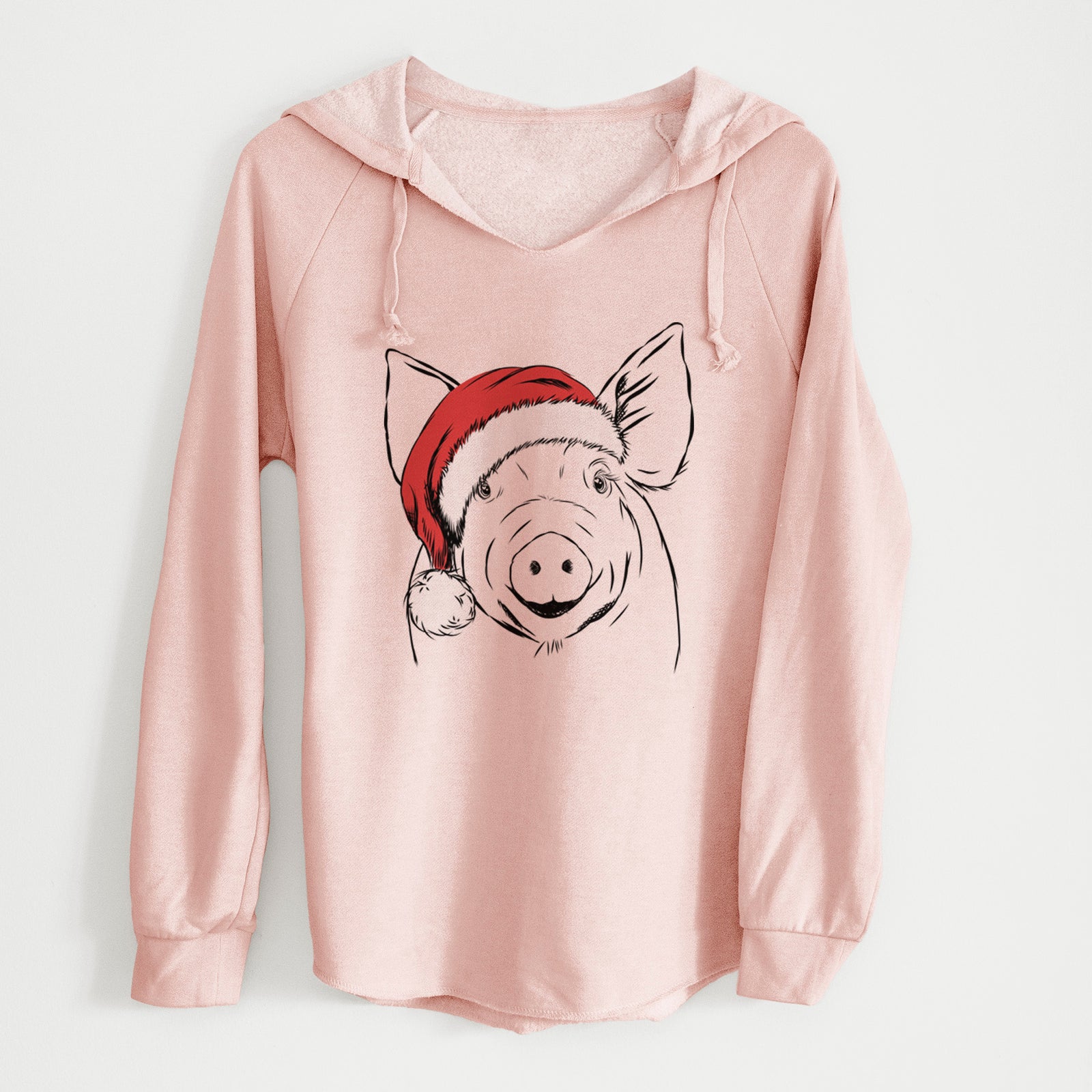 Santa Perry the Pig - Cali Wave Hooded Sweatshirt