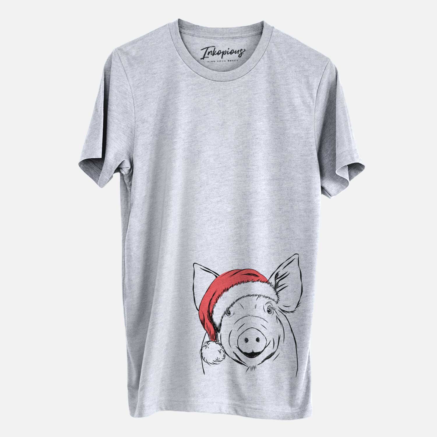 Santa Perry the Pig - Unisex Crewneck