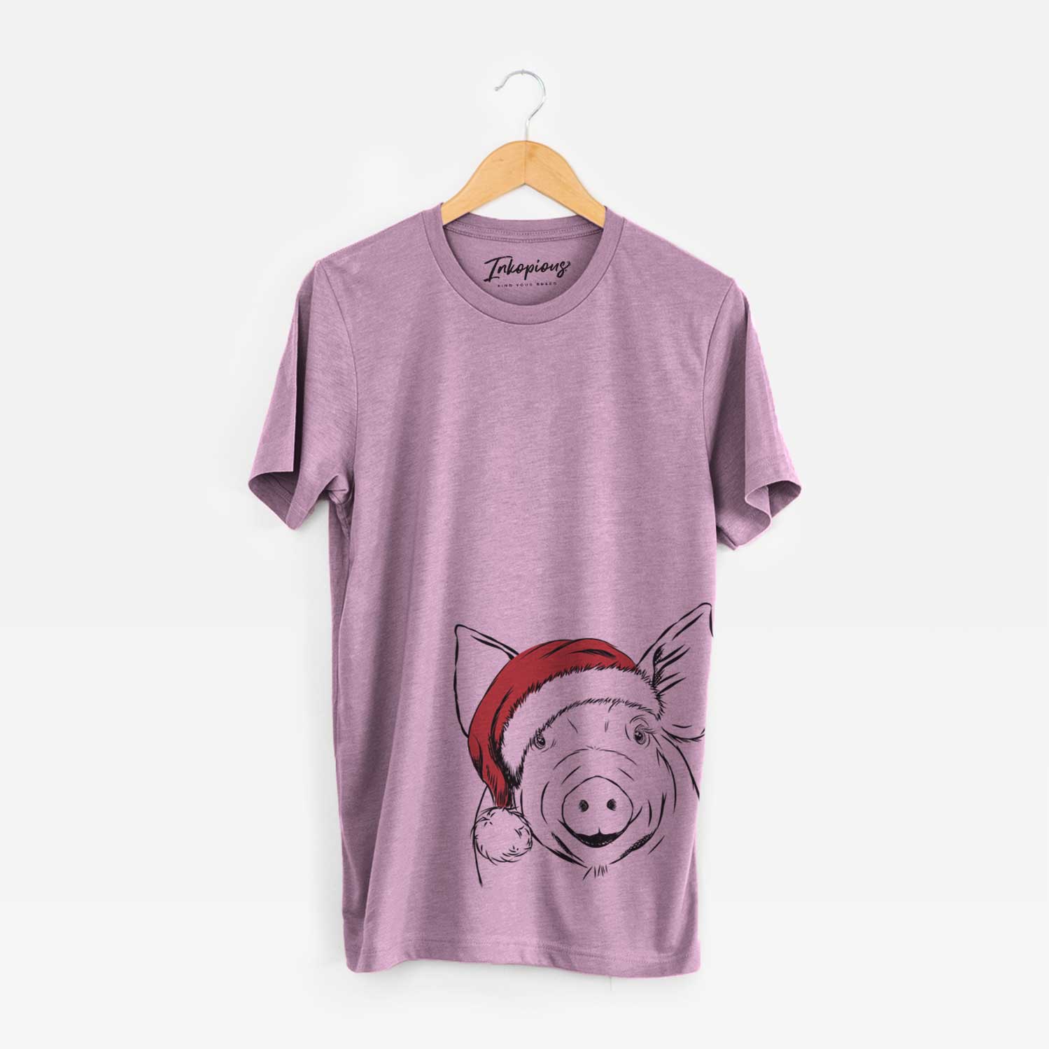 Santa Perry the Pig - Unisex Crewneck