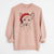 Santa Perry the Portuguese Podengo - Unisex Pigment Dyed Crew Sweatshirt