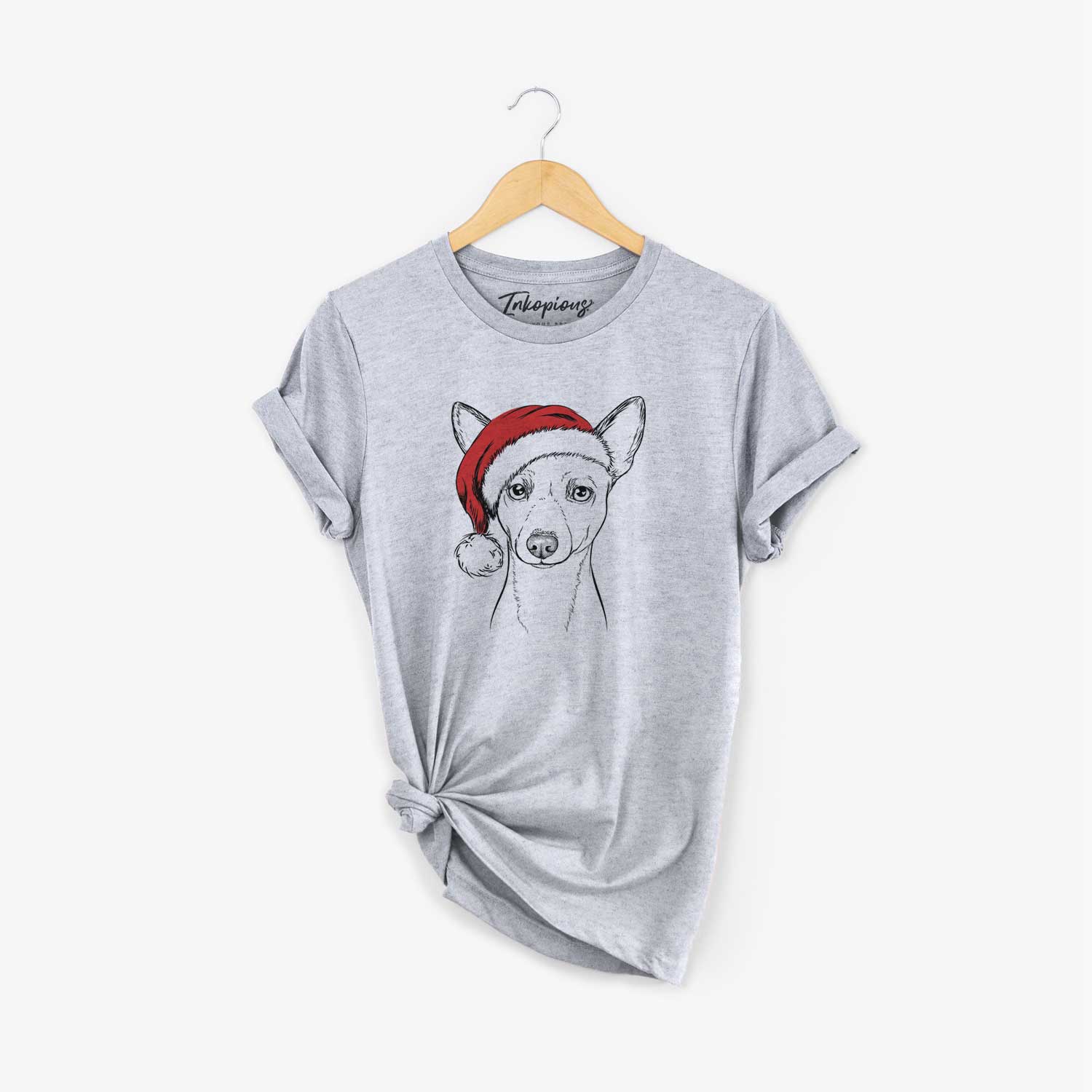 Santa Perry the Portuguese Podengo - Unisex Crewneck