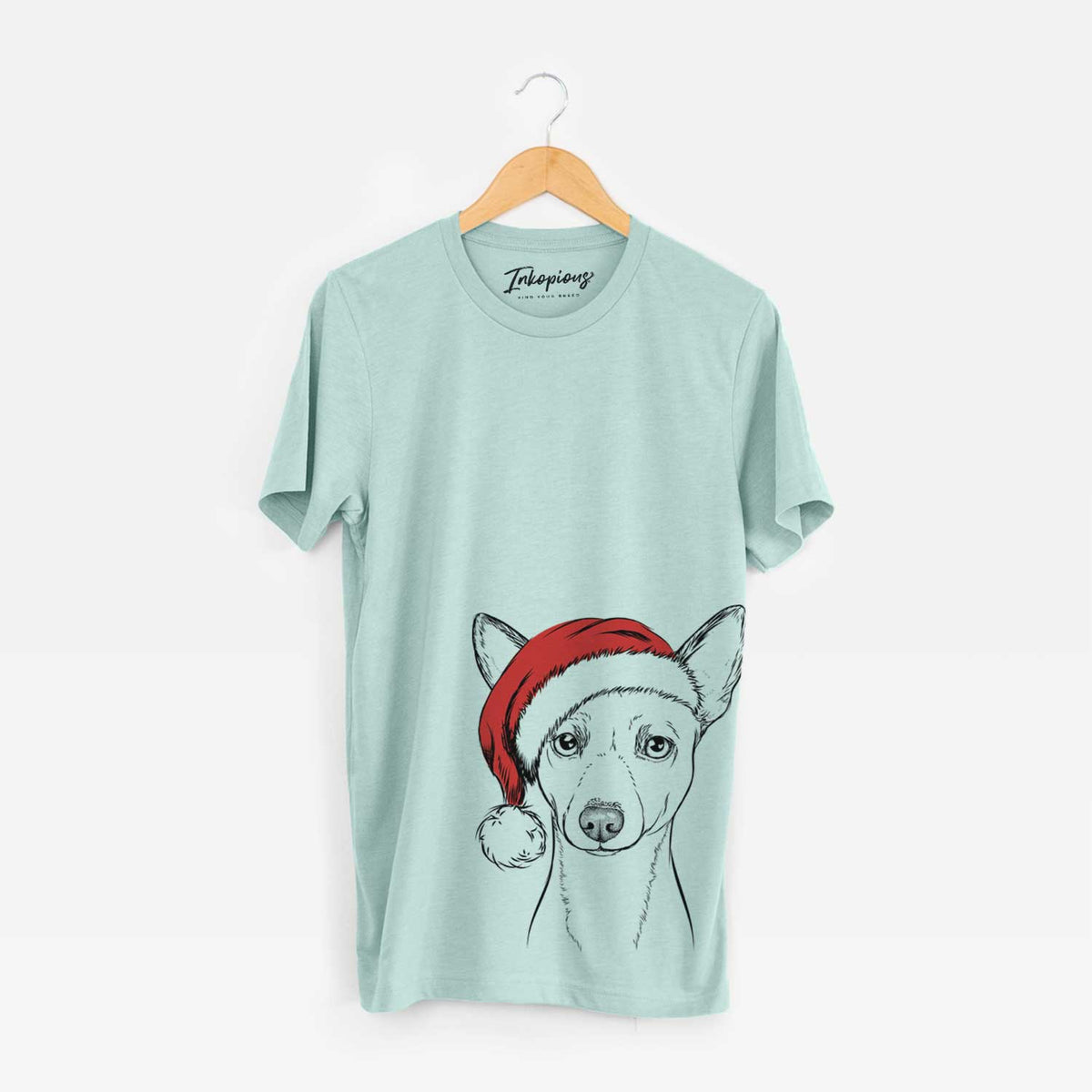 Santa Perry the Portuguese Podengo - Unisex Crewneck